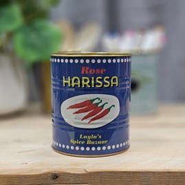 Medium Storage Tin - Harissa Home Accessories Quirky Metal Storage Tins New Home Gifts Birthday Gifts Food Design