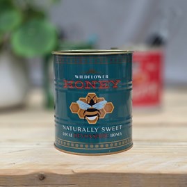 Medium Storage Tin - Honey Home Accessories Quirky Metal Storage Tins New Home Gifts Birthday Gifts Father's Day Mother's Day