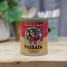 Medium Storage Tin - Passata Home Accessories Quirky Metal Storage Tins New Home Gifts Birthday Gifts Food Design