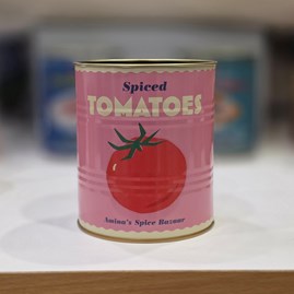 Medium Storage Tin - Tomatoes Home Accessories Quirky Metal Storage Tins New Home Gifts Birthday Gifts Food Design
