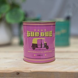Medium Storage Tin - Tuc Tuc Turmeric Home Accessories Quirky Metal Storage Tins New Home Gifts Birthday Gifts Father's Day Mother's Day
