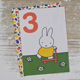 Miffy Age 3 Birthday Card Miffy Age 3 Birthday Card
