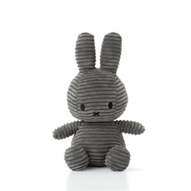 Miffy Corduroy Grey - 23cm