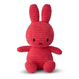Miffy Sitting Corduroy Fuchsia - 23cm