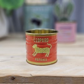 Mini Storage Tin - Leopard Home Accessories Quirky Metal Storage Tins New Home Gifts Birthday Gifts Food Design