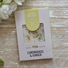 Mini Wax Melt Bar - Lemongrass & Ginger Vegan Friendly Scented Wax Melts Home Fragrance New Home Gifts Henry & Co