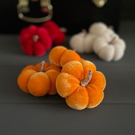 Miniature Halloween Pumpkin Decoration