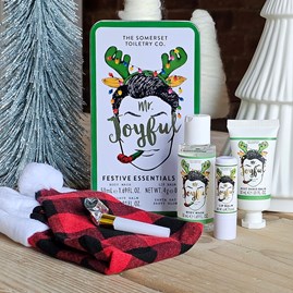 Mr. Joyful Men's Festive Essentials Gift Kit Christmas Gifts Christmas Toiletries Health And Beauty Gifts Christmas Gifts For Men