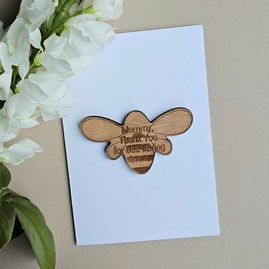 Mother's Day Wooden Sentiment Token Wooden Keepsake Gift Sentiment Gifts Sentiment Greetings Card
