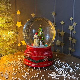 Christmas Table Decorations Xmas Festive Gifts Glass Musical Snowglobes Snow Globe Gifts
