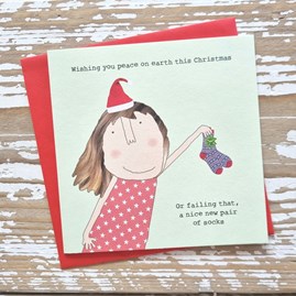 'Nice New Pair Of Socks' Christmas Card 'Nice New Pair Of Socks' Christmas Card