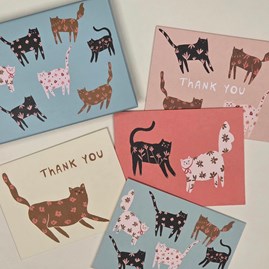 Notecard Box - 'Cats'