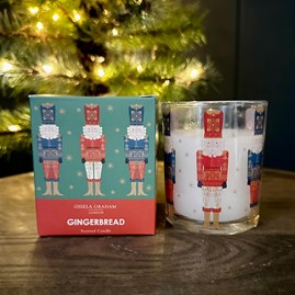 Nutcracker Gingerbread Scented Boxed Small Candle Pot Christmas Gifts Home Fragrance Gifts Christmas Candles Gingerbread Scented Jar Candle
