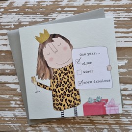 'One Year…' Greetings Card
