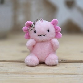 Collectable Palm Pals Cute Cuddly Soft Toy Plush Beanie Bag Charm Keyring Key Rings Ax Axolotl