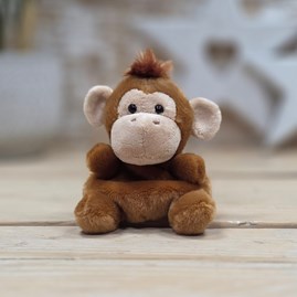 Palm Pals Soft Toy Boomer Monkey Collectable Palm Pals Cute Cuddly Soft Toy Plush Beanie New Baby Gift Birthday Gifts Boomer Monkey