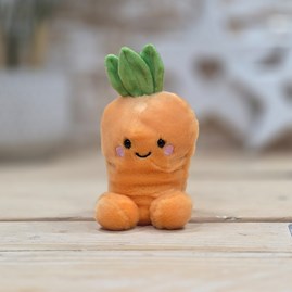 Collectable Palm Pals Cute Cuddly Soft Toy Plush Beanie New Baby Gift Birthday Gifts Cheerful Carrot
