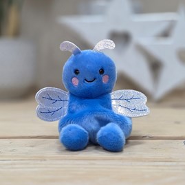 Palm Pals Soft Toy Dart Dragonfly Collectable Palm Pals Cute Cuddly Soft Toy Plush Beanie New Baby Gift Birthday Gifts Dart Dragonfly