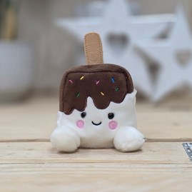 Collectable Palm Pals Cute Cuddly Soft Toy Plush Beanie New Baby Gift Birthday Gifts Ice Cream