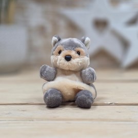 Collectable Palm Pals Cute Cuddly Soft Toy Plush Beanie New Baby Gift Birthday Gifts Lucian Wolf