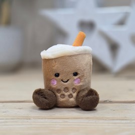 Collectable Palm Pals Cute Cuddly Soft Toy Plush Beanie New Baby Gift Birthday Gifts Milky Tea Boba