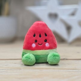 Palm Pals Soft Toy Sandy Watermelon Collectable Palm Pals Cute Cuddly Soft Toy Plush Beanie New Baby Gift Birthday Gift Sandy Watermelon