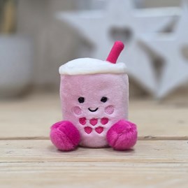 Palm Pals Soft Toy Tangy Heart Boba Collectable Palm Pals Cute Cuddly Soft Toy Plush Beanie New Baby Gift Birthday Gift Tangy Heart Boba