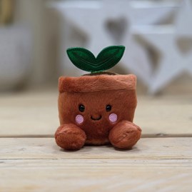 Palm Pals Soft Toy Terra Potted Plant Collectable Palm Pals Cute Cuddly Soft Toy Plush Beanie New Baby Gift Birthday Gifts Terra Plant