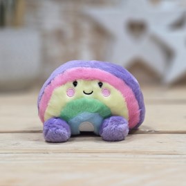 Collectable Palm Pals Cute Cuddly Soft Toy Plush Beanie New Baby Gift Birthday Gifts Vivi Rainbow