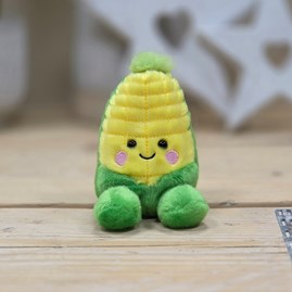 Collectable Palm Pals Cute Cuddly Soft Toy Plush Beanie New Baby Gift Birthday Gifts Wavey Corn