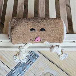 Pam au Chocolat Eco Dog Toy Biodegradable Eco Friendly Fun Novelty Dog Toy
