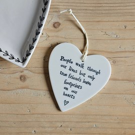 Home Decorations Homeware Gifts Sentiment Keepsake Gifts Porcelain Gifts Hanging Heart