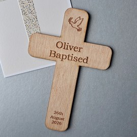 Personalised Baptism Cross Wooden Decoration Baptism gifts for girls Baptism gifts for boys Personalised Baptism gifts