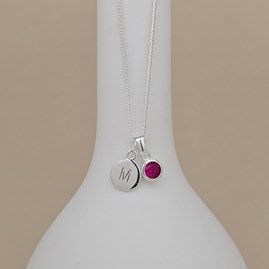 Personalised Birthstone Jewellery Birthday Gifts For Women Birthstone Necklace