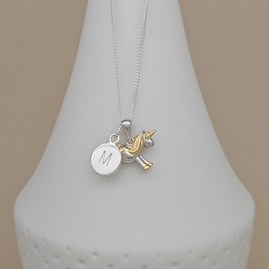 Personalised Children's Cute Unicorn Necklace Gifts For Children Birthday Gifts Sterling Silver Necklaces Charm Necklace Unicorn Jewellery