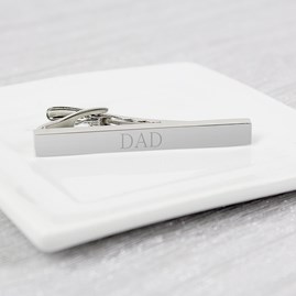 Personalised Initials Tie Clip personalised gift for man personalised gift for Dad personalised gift for groom