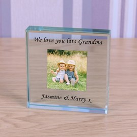 Sentiment Gifts Keepsake Gifts Glass Token With Photo Gifts Christmas Gifts Birthday Gifts