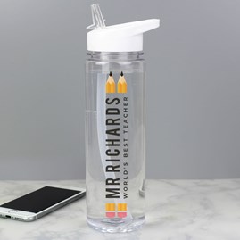 Personalised Teacher Water Bottle Thank You Teacher Gifts Personalised Teacher Gifts Personalised Water Bottles