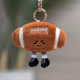 Plush Rugby Ball Keyring Bag Charm Plush Rugby Ball Keyring Bag Charm