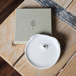 Porcelain Dog Trinket Dish Home Decorations Homeware Gifts Sentiment Keepsake Gifts Porcelain Gifts Dog Trinket Dish