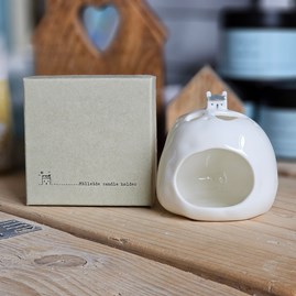 Porcelain Hill House Tea Light Holder - Ponds Home Decorations Homeware Gifts Sentiment Keepsake Gifts Porcelain Gifts Hill House Tea Light Holder