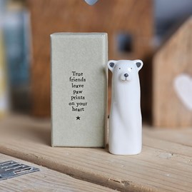 Porcelain Slim Bear Vase Home Decorations Homeware Gifts Sentiment Keepsake Gifts Porcelain Gifts Slim Bear Vase