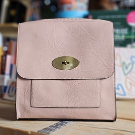 Postman Lock Satchel Bag in Pink Gifts For Women Handbags And Accessory Gifts Cross Body Bag Postman Lock Satchel Bag Pink