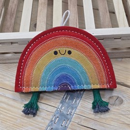 Rainbow Warrior Eco Dog Toy Biodegradable Eco Friendly Fun Novelty Dog Toy