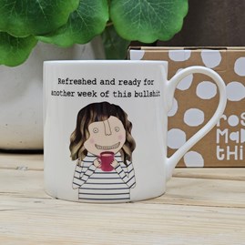 'Refreshed and Ready' Mug Rosie Made A Thing Novelty Quirky Fun Gifts Bone China Mugs Mother's Day Gifts Birthday Gifts