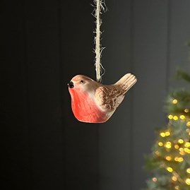Christmas Hanging Decorations Festive Xmas Gifts Porcelain Gifts Ceramic Hanging Novelty