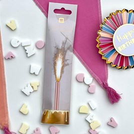 Rose Gold Cake Ice Fountain