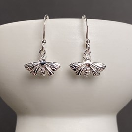 Sterling Silver Queen Bee Earrings Sterling Silver Queen Bee Earrings