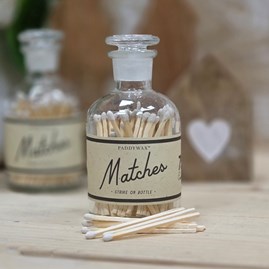 Novelty Quirky Glass Jar With Matches Home Accessories Vhristmas Gifts Birthday Gifts