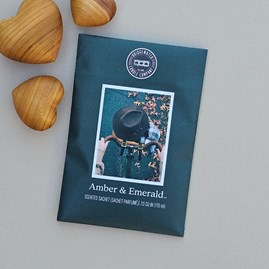 Scented Room Sachet - Amber and Emerald Home Fragrance Gifts Scented Room Sachets Air Fresheners